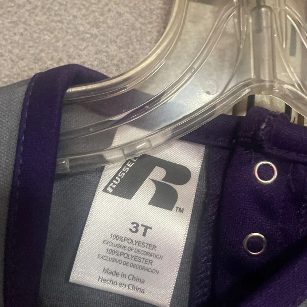 Russell Athletic Kansas State Wildcats Toddler Cheerleader Outfit‎ Purple 3T KSU